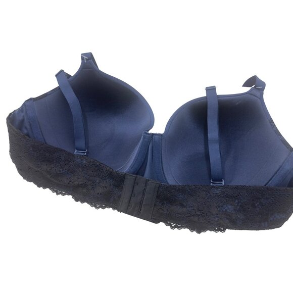 Maidenform Women Navy Blue Lace Push-Up Bra Size 38B - Picture 5 of 10